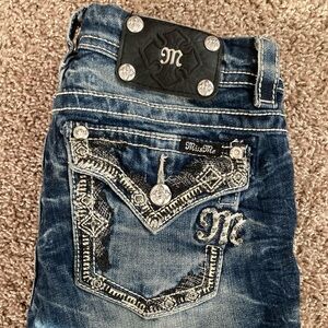 Miss Me Jeans with Eye-catching Embellished Pockets